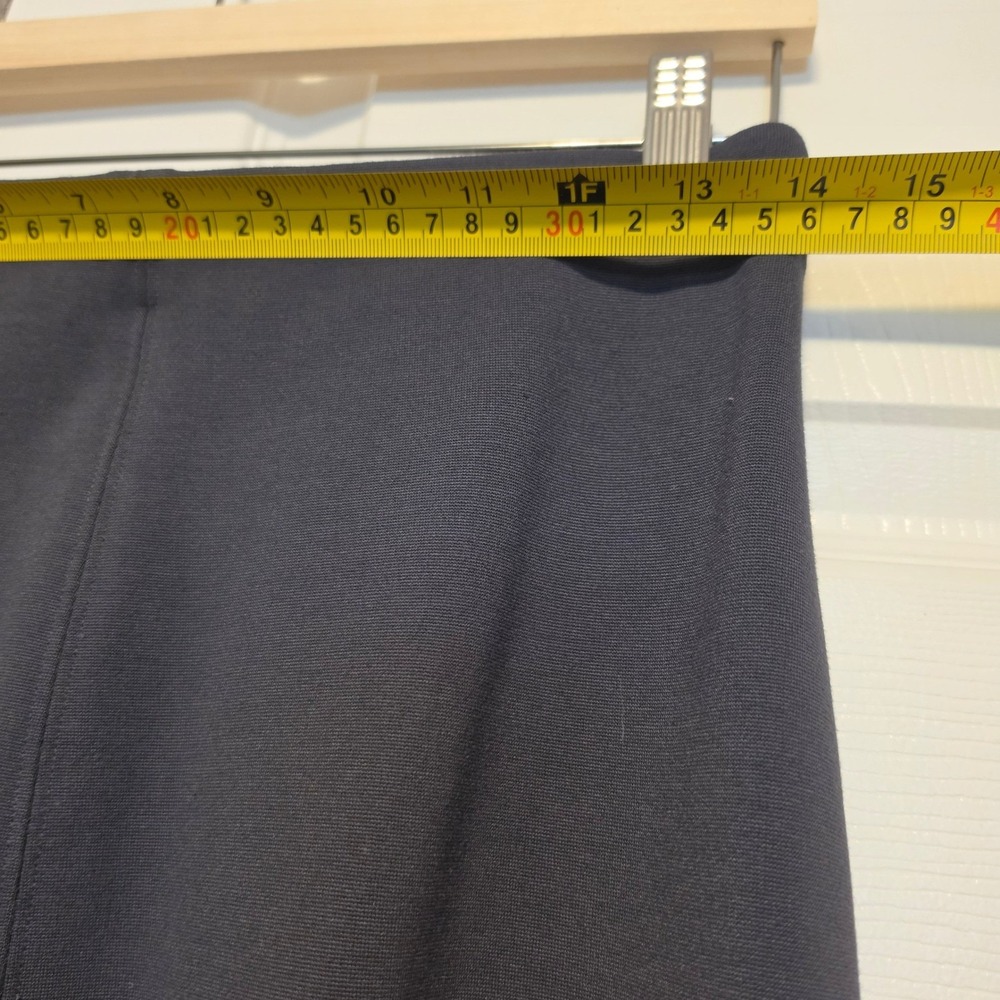 Aritzia Wilfred Charcoal Gray Ponte Knit Pencil Midi Skirt Size Medium - Picture 5 of 9